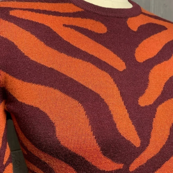 Brooks Brothers Zebra Stripe Sweater M NWT $328 - Picture 3 of 7